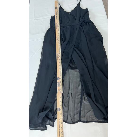 Amellia dress women’s size medium black flowy adjustable strap with pockets - Picture 8 of 10